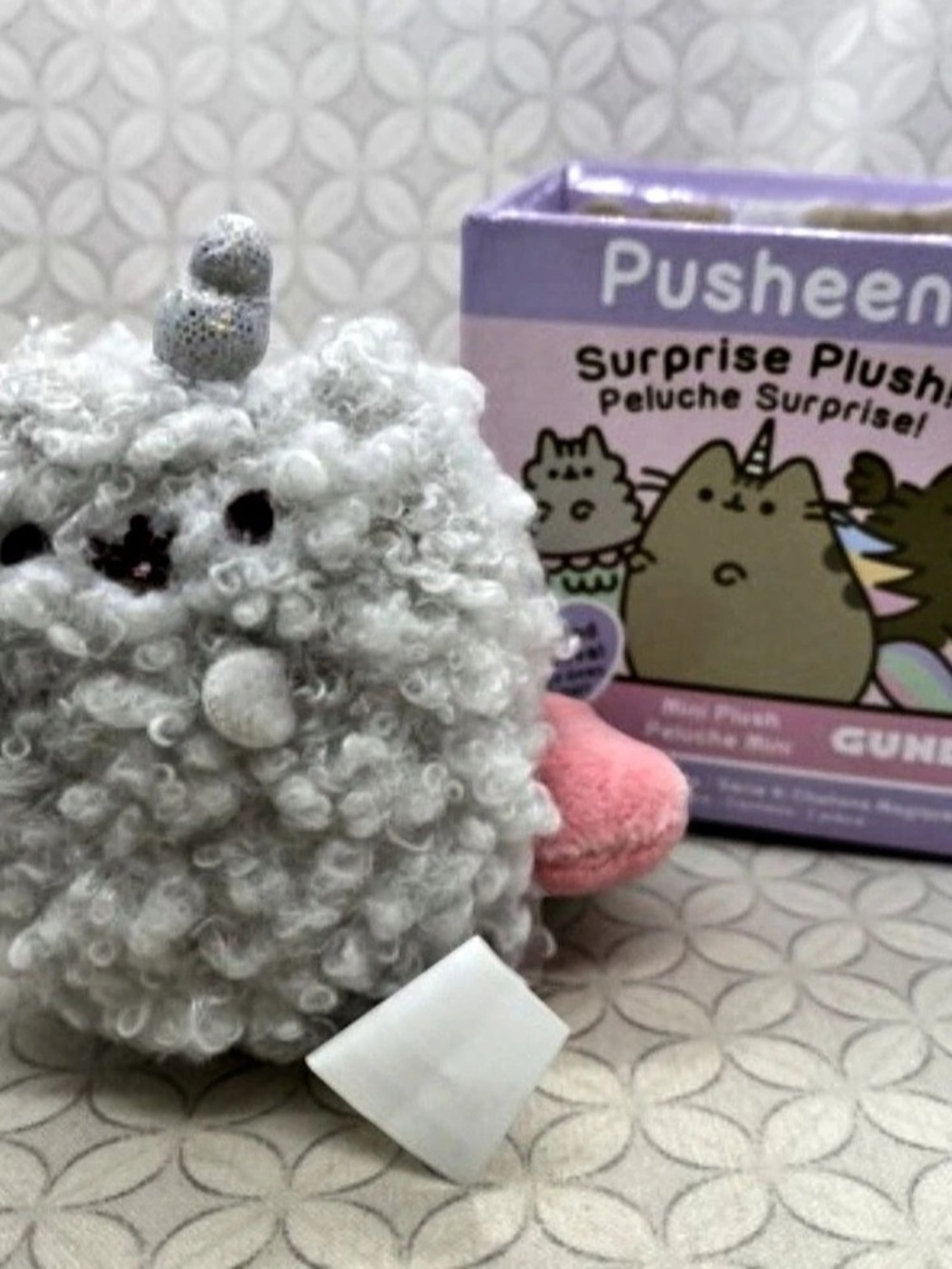 Pusheen Surprise Plush Series 6 Magical Kitties Stormy Unicorn Plush Keychain